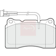 Apec Front Brake Pad Set PAD1424