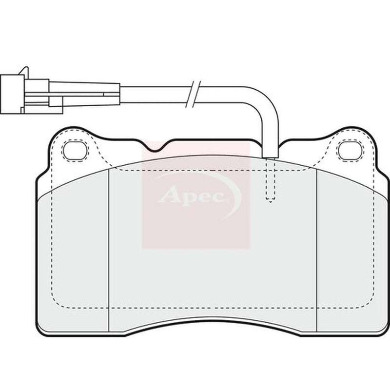Apec Front Brake Pad Set PAD1424
