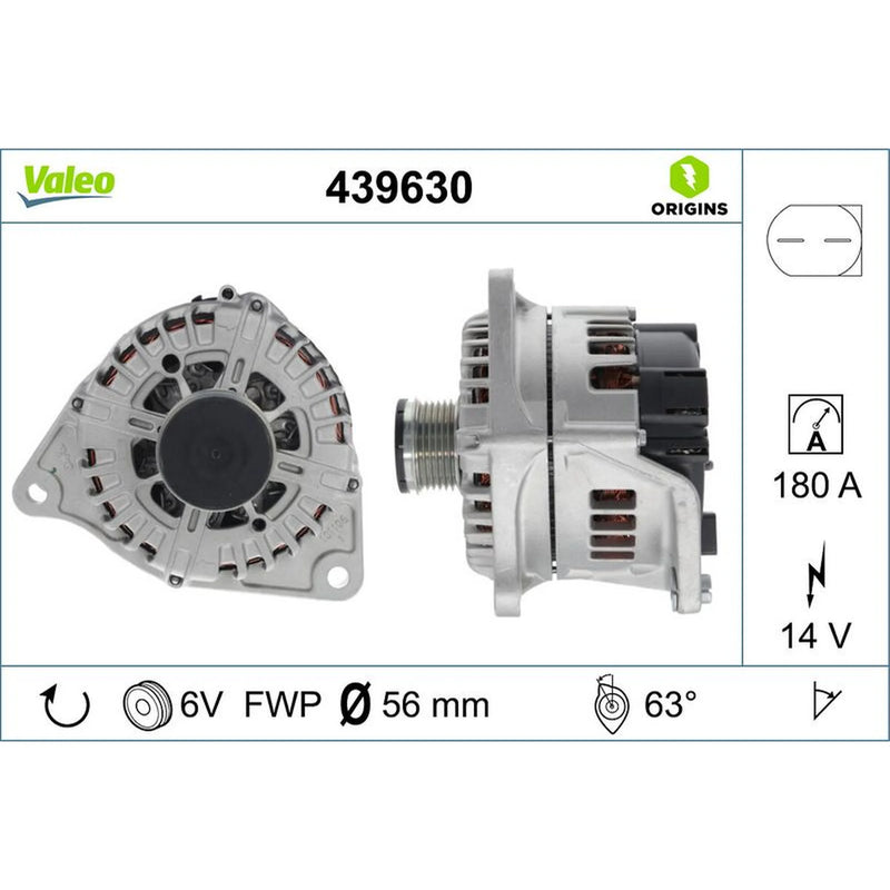 Valeo Car Alternator 12V 439630
