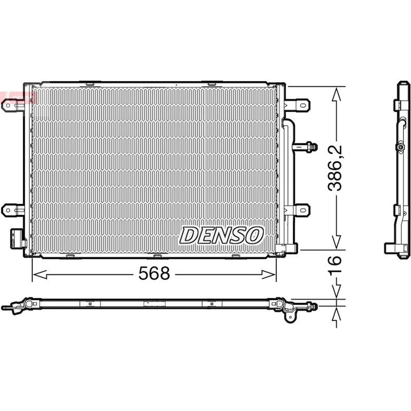 Denso Air Conditioning Condenser DCN02039