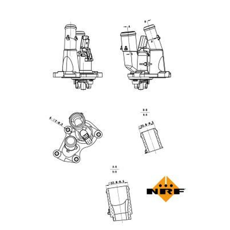 NRF Thermostat,Coolant 725048
