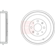 Apec Brake Drum Assembly Rear DRM9941