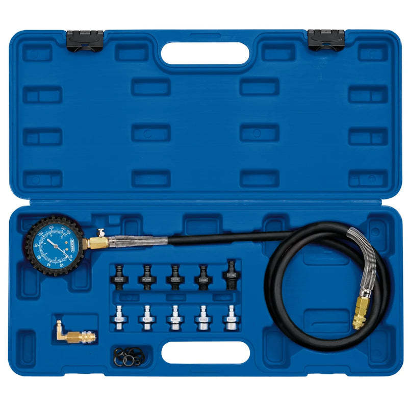 Draper Oil Pressure Test Kit 12 Piece with Dual Reading Gauge