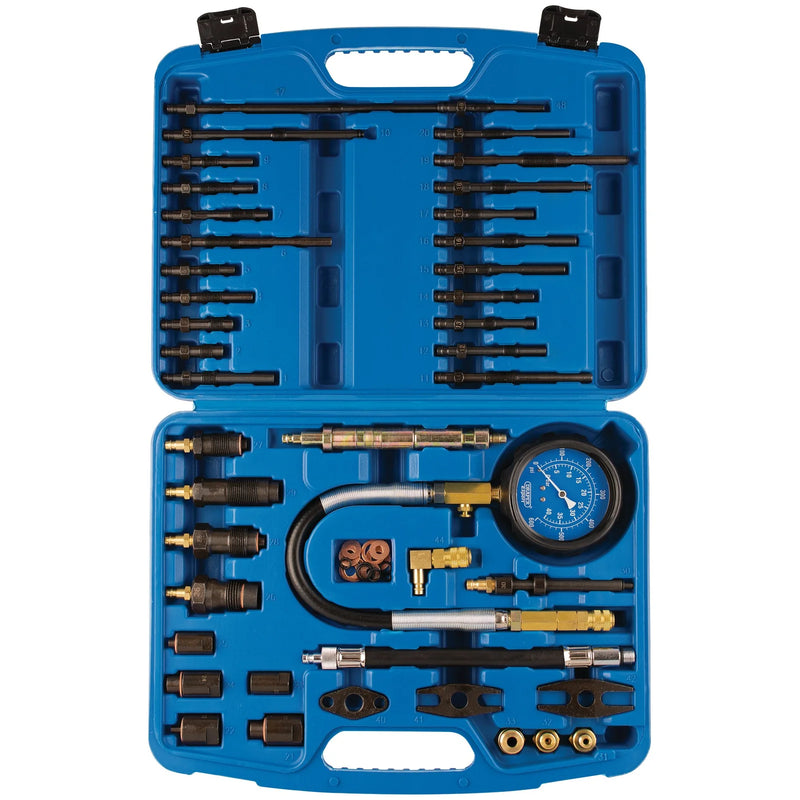 Draper Expert Engine Compression Test Kit 42 Piece 0-600psi