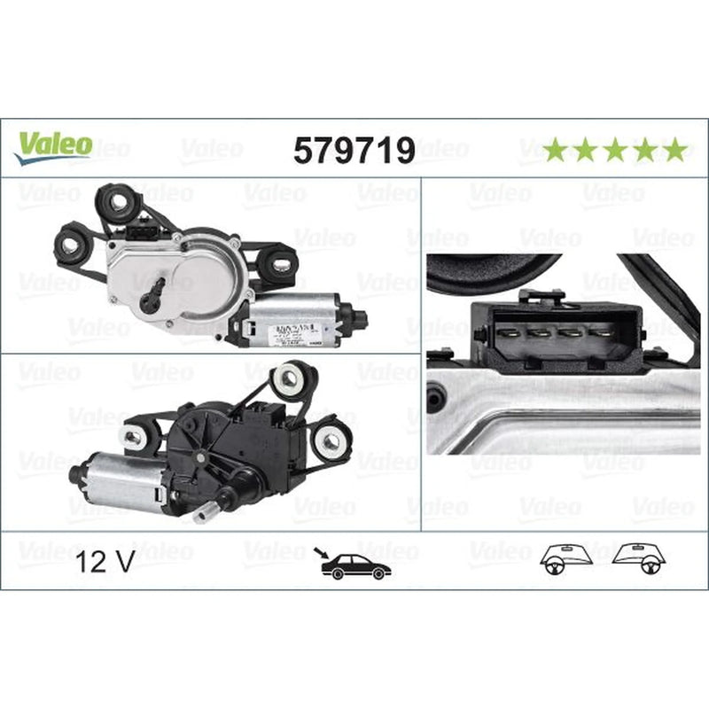 Valeo Front/Rear Wiper Motor Rear 579719