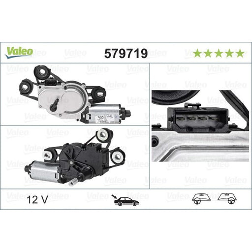 Valeo Front/Rear Wiper Motor Rear 579719