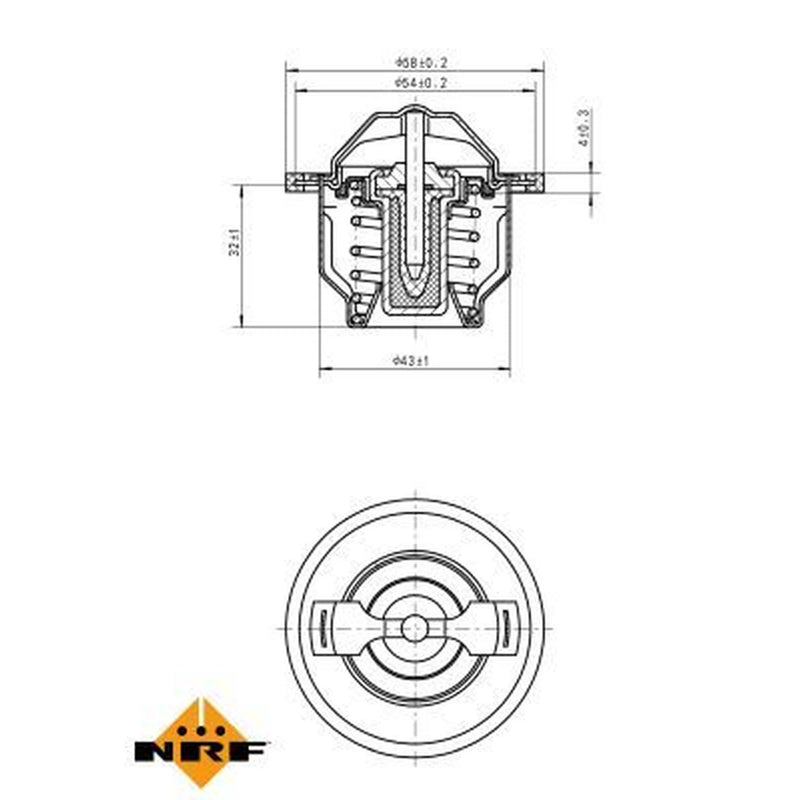 NRF Thermostat,Coolant 725205
