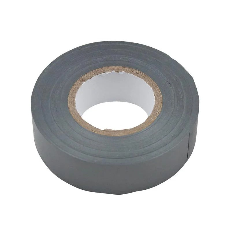 Faithfull PVC Electrical Tape Grey 19mm x 20m - FAITAPEPVCGR
