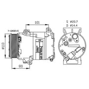 NRF Air Conditioning Compressor 32252