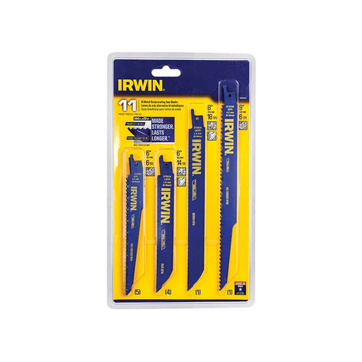IRWIN® Bi-Metal Reciprocating Blade Set, 11 Piece - 4935496