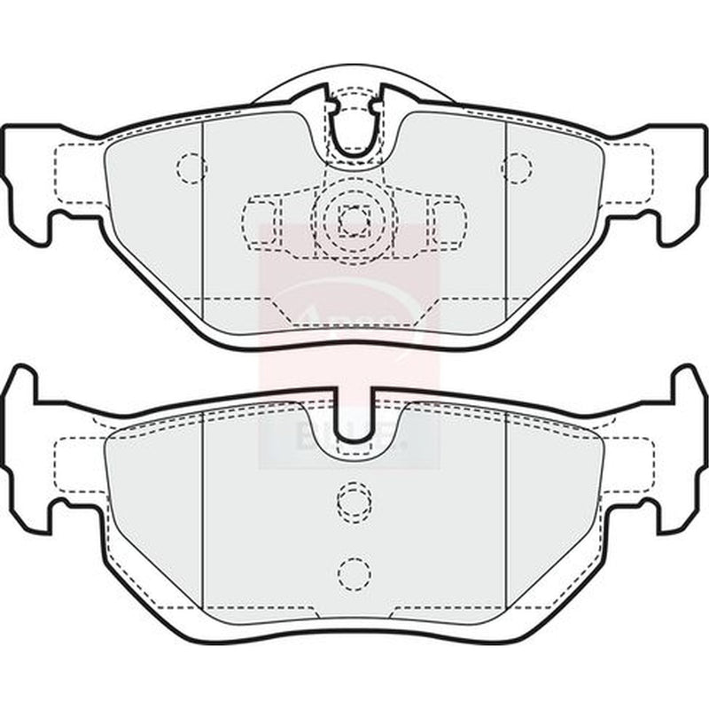 Apec Rear Brake Pad Set PD3083