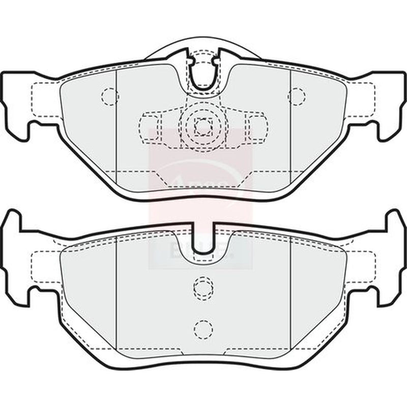 Apec Rear Brake Pad Set PD3083