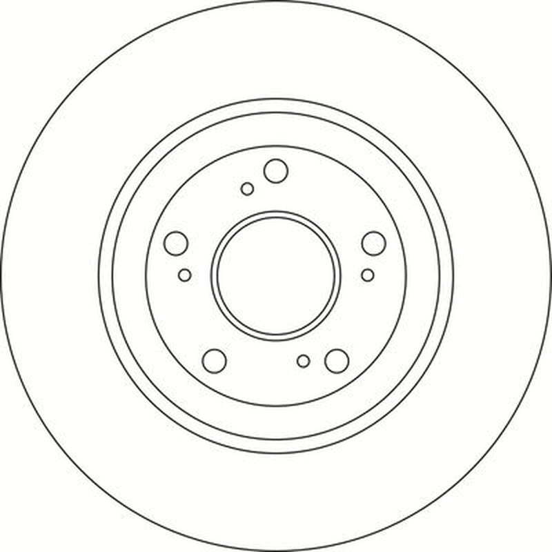 Abtex 2 x Vented Front Brake Discs BD1807V