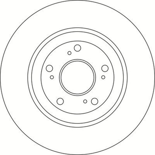 Abtex 2 x Vented Front Brake Discs BD1807V