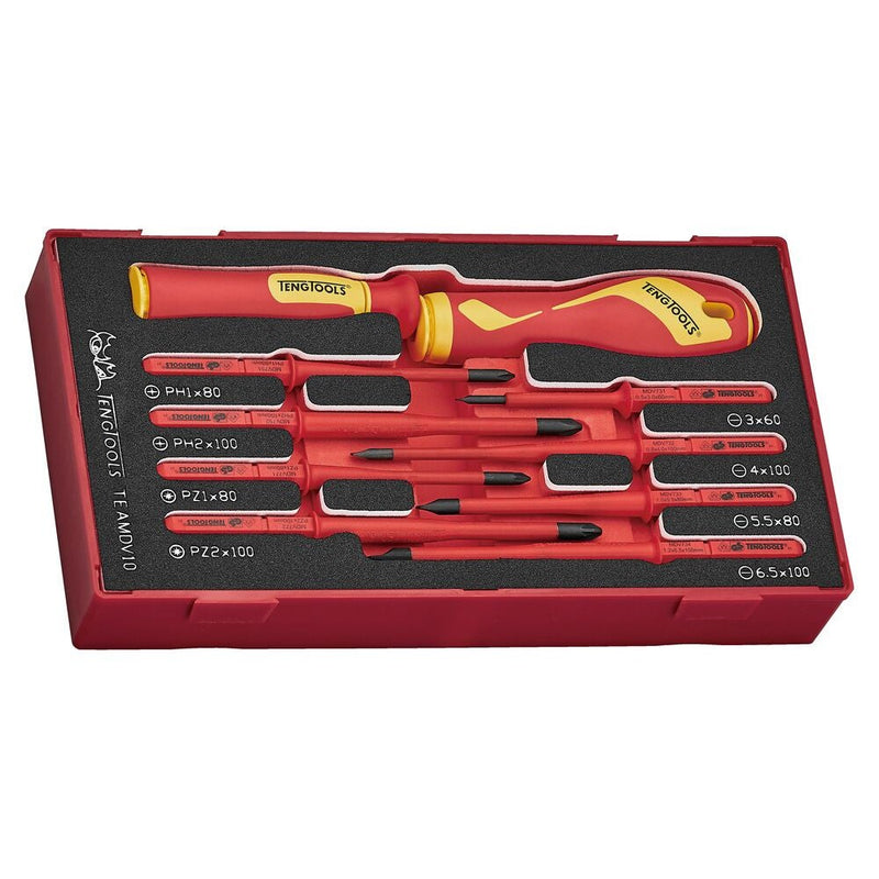 Teng Tools Insulated Tool Set FOAM1 10 Pieces