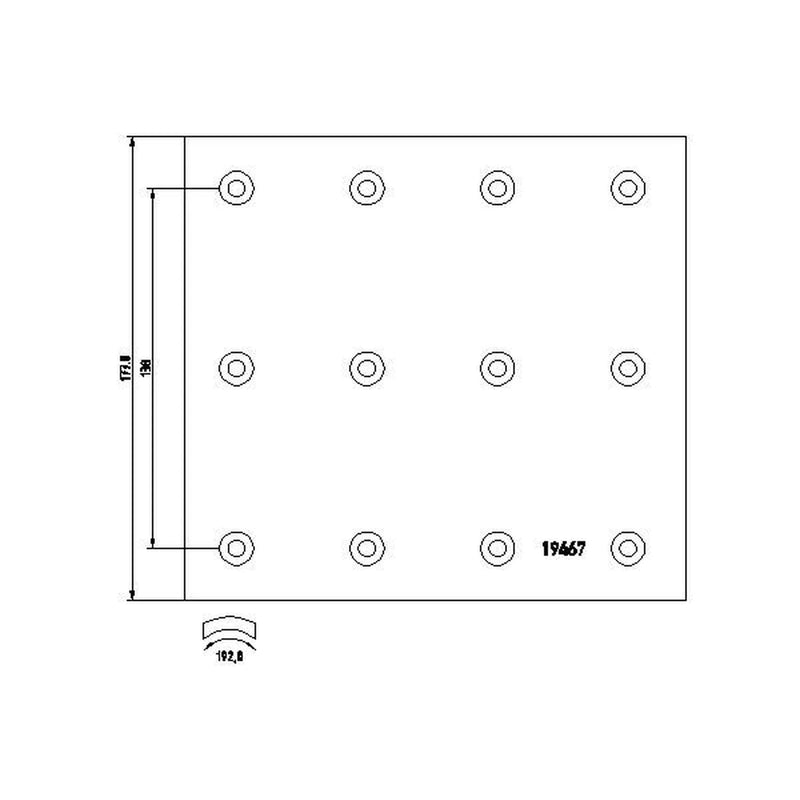 DON Don Cv Brake Lining Set VL72731S7115