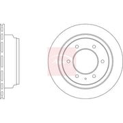 Apec 2 x Vented Rear Brake Discs DSK2016