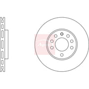 Apec 2 x Vented Front Brake Discs DSK2101