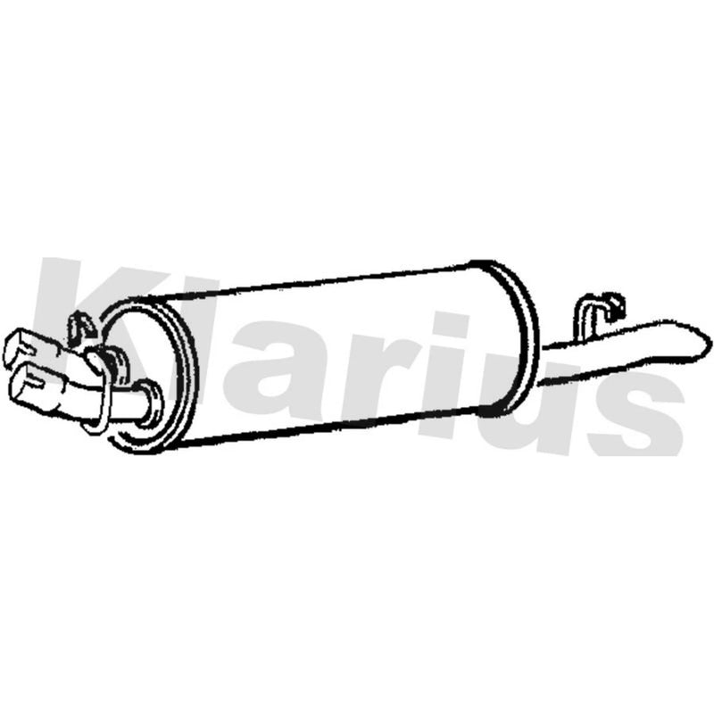 Klarius Box With Tail Pipe Rear VL374Q 852193 VL374Q