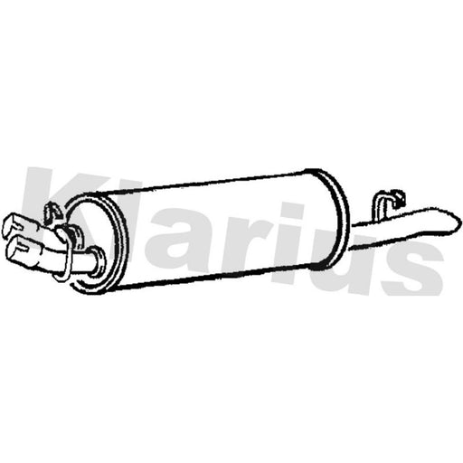 Klarius Box With Tail Pipe Rear VL374Q 852193 VL374Q