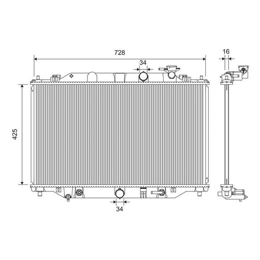 Valeo Engine Radiator 701392