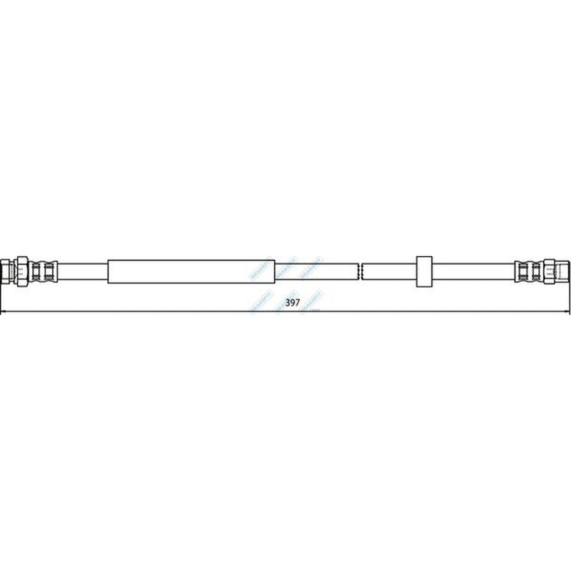 Apec Brake Hydraulic Hose Line Rear BHO4076