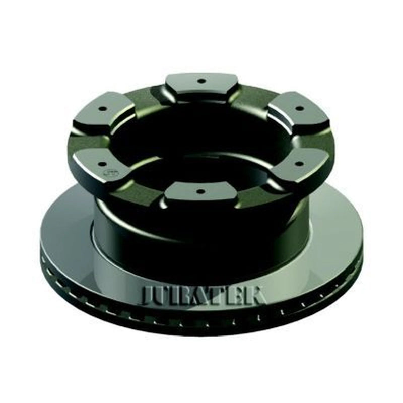 Juratek 2 x Vented Rear Brake Discs FIV126