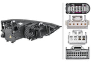 Hella 1ZS 354 838-111 Headlight