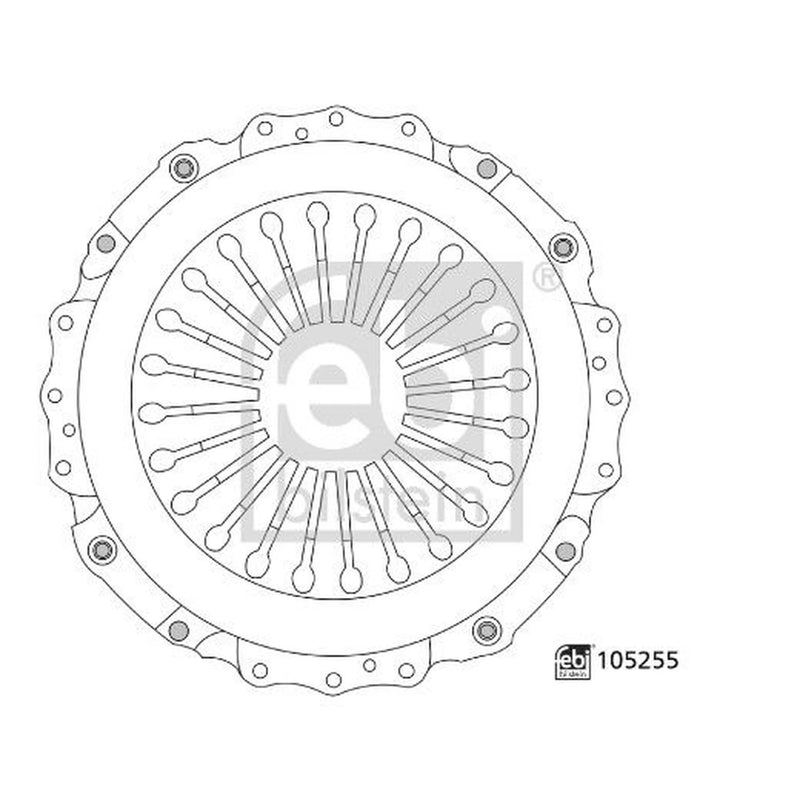 Febi Clutch Pressure Plate 430mm 105255