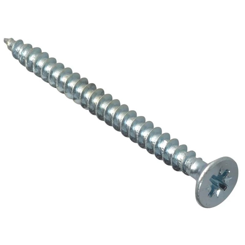 ForgeFix Multi-Purpose Pozi Compatible Screw CSK ST ZP 5 x Box 100 60-100mm