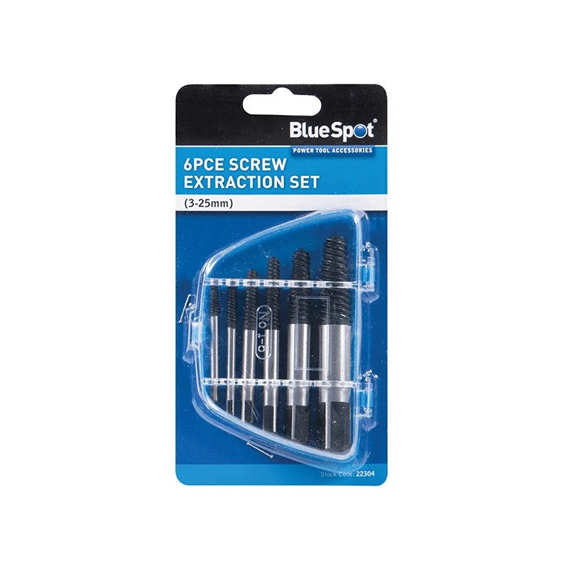 BlueSpot Tools Screw Extractor Set, 6 Piece - 22304