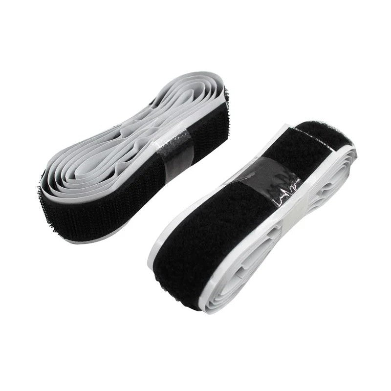 Faithfull Hook & Loop Self Adhesive Tape Black 20mm x 1m - FAITAPEHLB