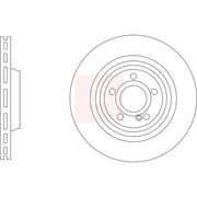Apec Rear Brake Discs DSK3342