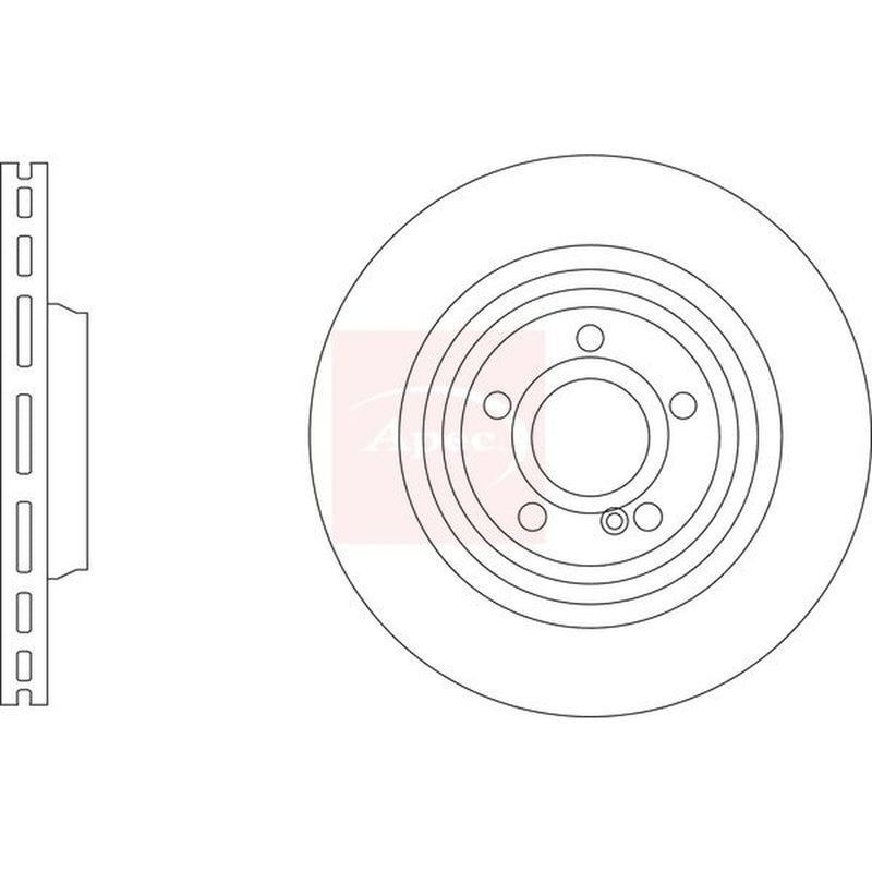 Apec Rear Brake Discs DSK3342
