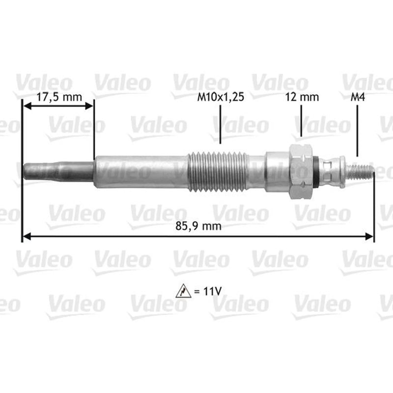 Valeo Diesel Engine Glow Plug 345117