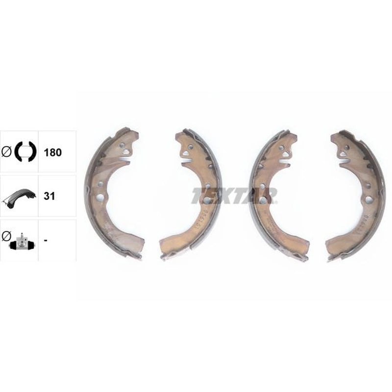 Textar Brake Shoe Set Axle Kit 91057500
