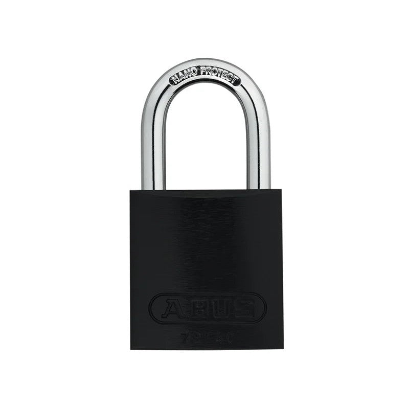 ABUS Mechanical 72/40mm Aluminium Padlock Black Keyed Alike TT00260