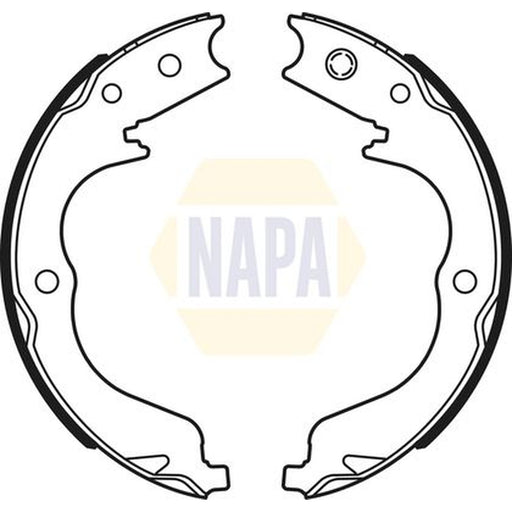 NAPA Parking Brake Shoe Set NBS5029