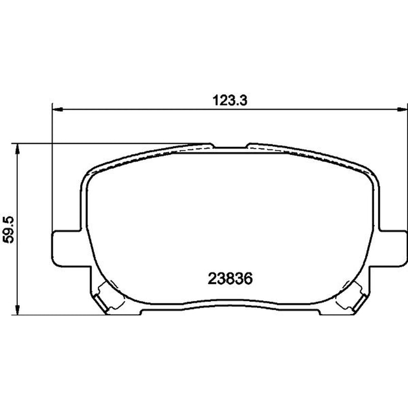 DON Front Brake Pad Set PCP1508