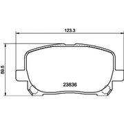 DON Front Brake Pad Set PCP1508