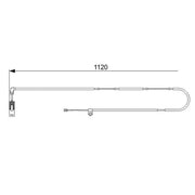 Bosch Brake Pad Wear Sensor Rear 1 987 473 010