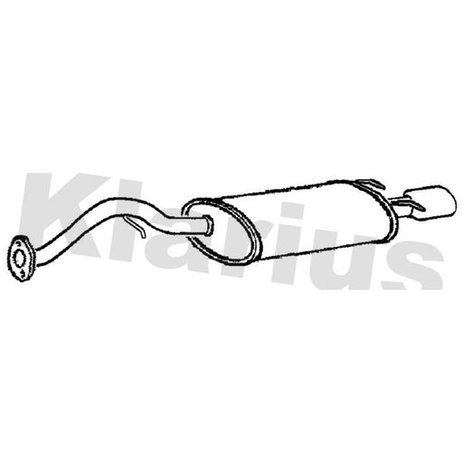 Klarius Box With Tail Pipe Rear RR311L