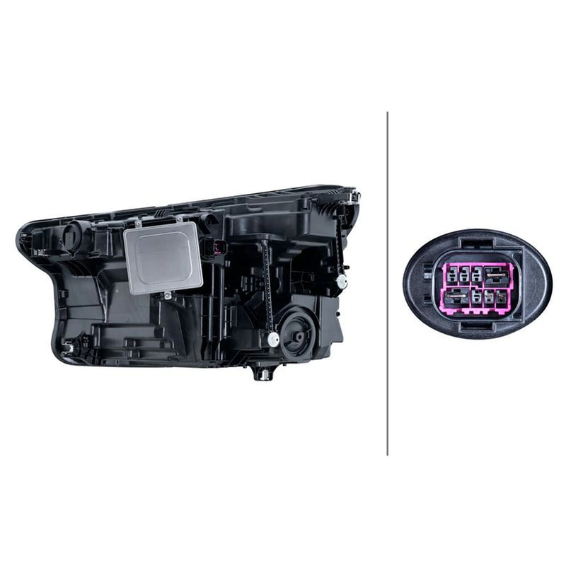 Hella Headlight Headlamp LED Right 1EX 015 400-821