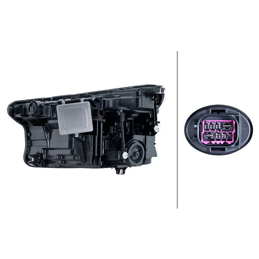 Hella Headlight Headlamp LED Right 1EX 015 400-821