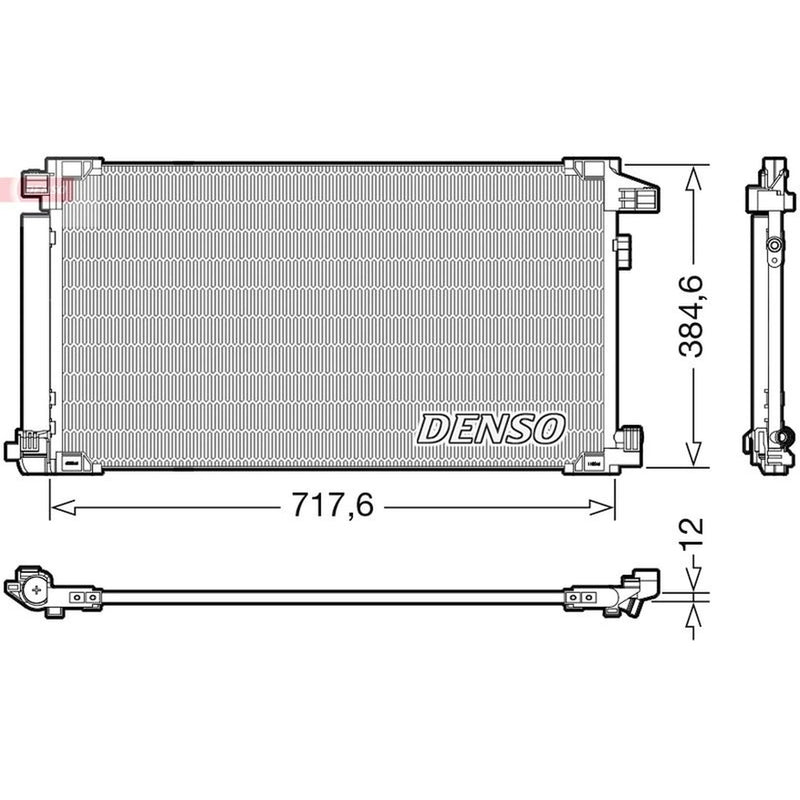 Denso Air Conditioning Condenser DCN50061