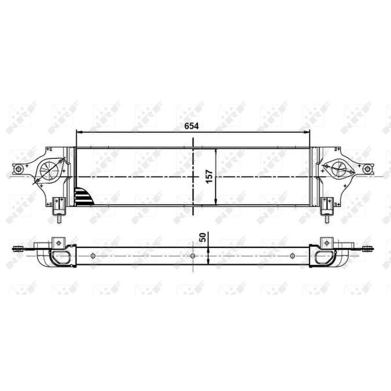 NRF Intercooler (Charge Air Cooler) 30513