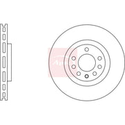 Apec 2 x Vented Front Brake Discs DSK2596