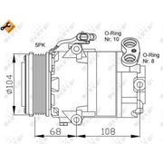 NRF Air Conditioning Compressor 32080