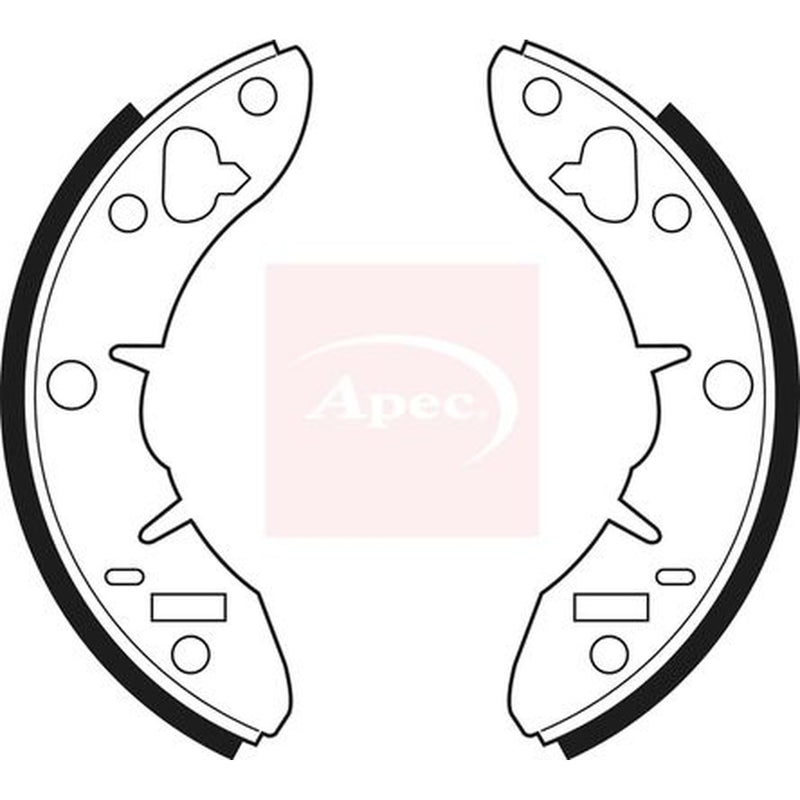 Apec Brake Shoe Set Axle Kit SHU187