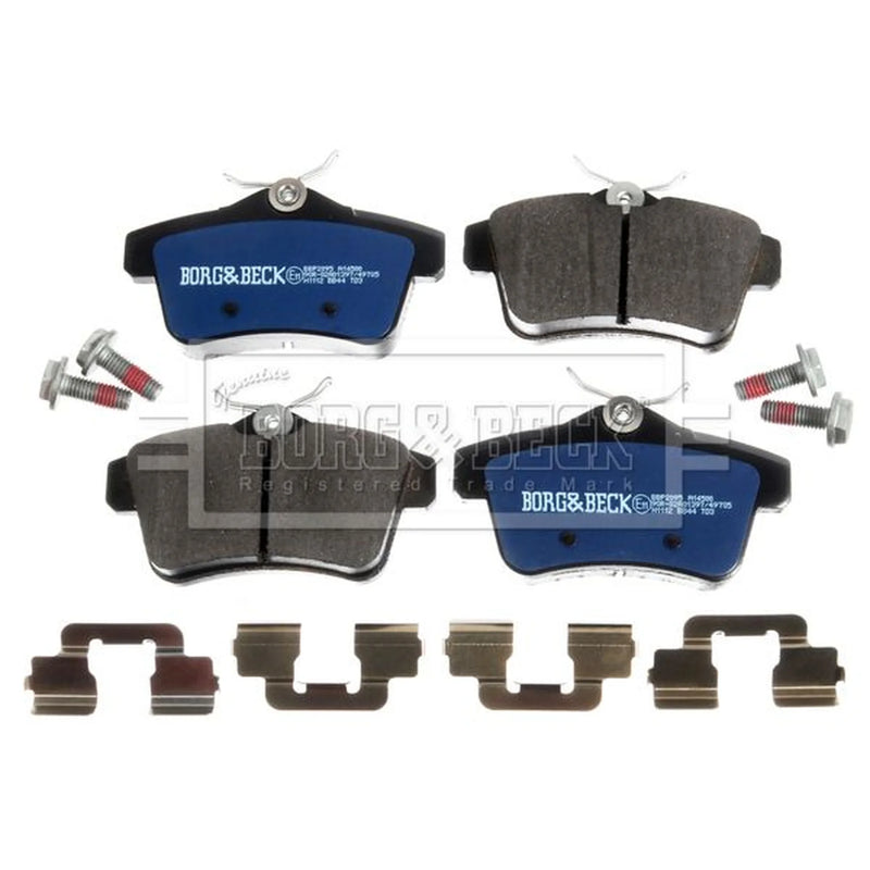 Borg & Beck 4 x Rear Brake Pad Set BBP2095